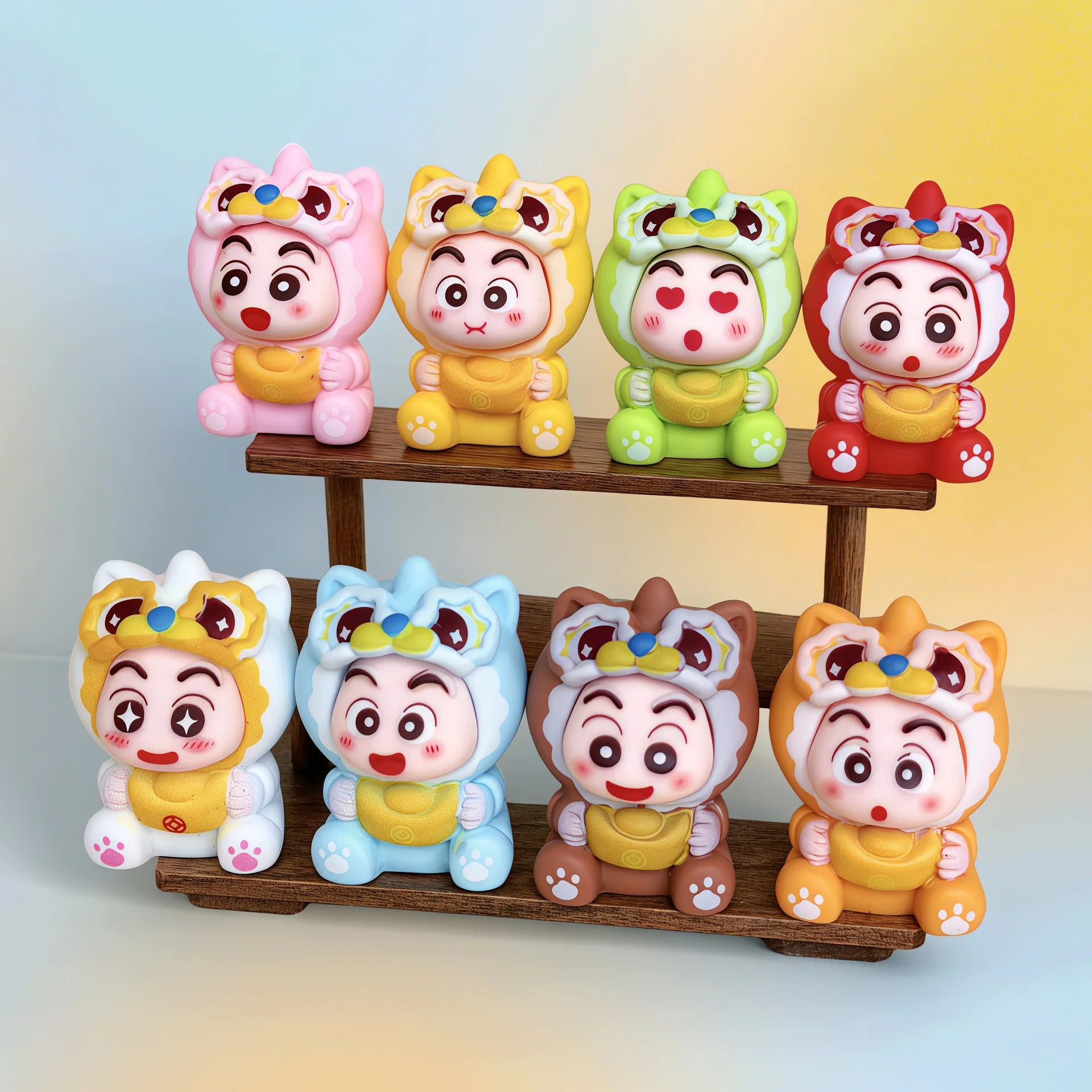 

New model Crayon Shin-Chan Ornaments Doll Cute Desktop Micro Landscape Scenery Trend Play