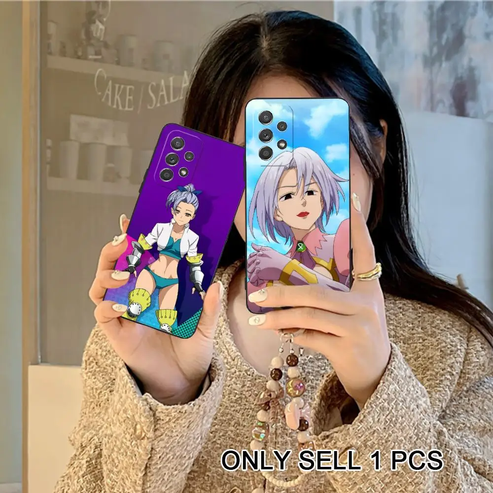 Seven Deadly Sins Jericho Phone Case for Samsung Galaxy A57 56 55 54 53 52 51 37 36 35 34 33 32 31 5G Soft TPU Shockproof Cover
