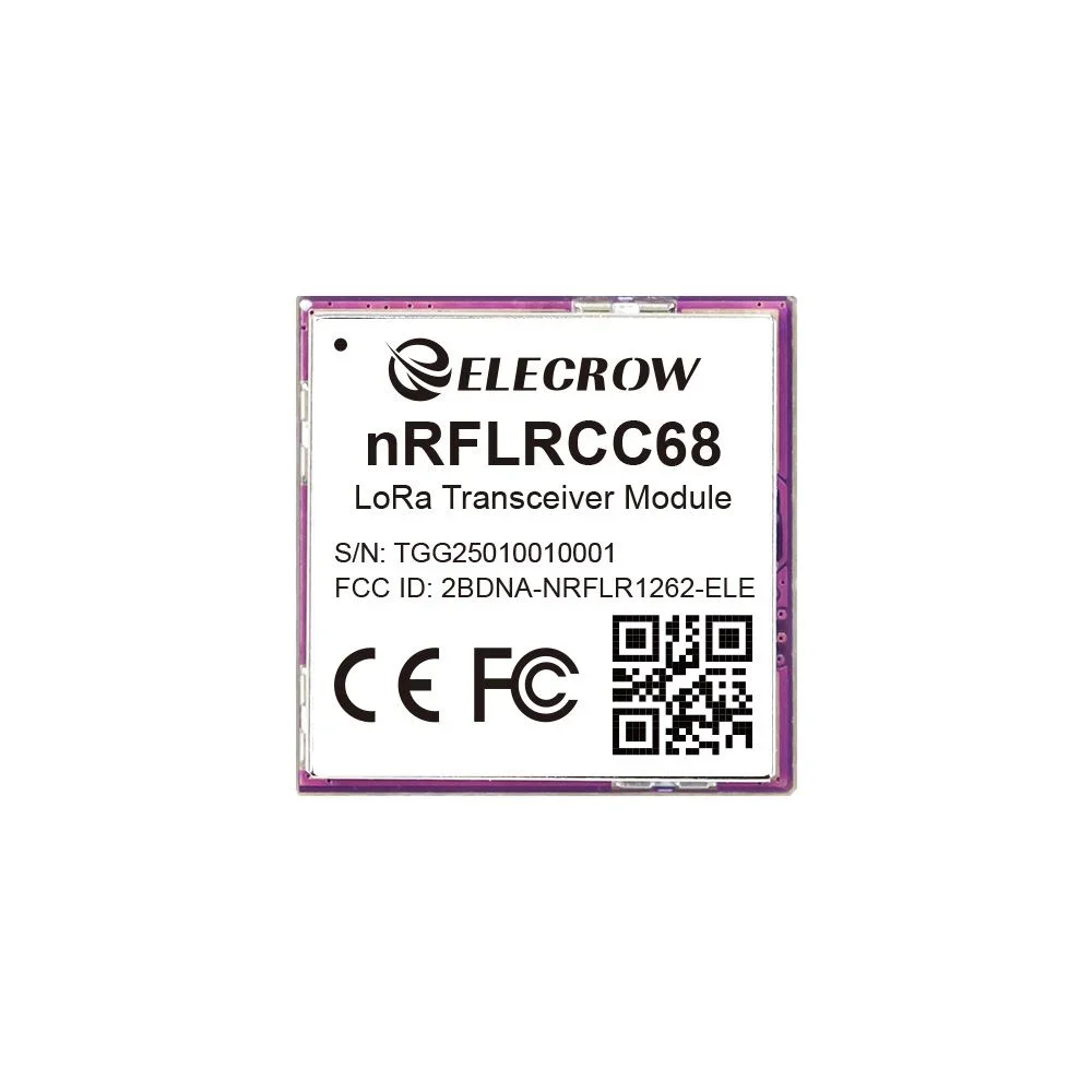 Elecrow nRFLRCC68 Wireless Transceiver Module Integrates Nordic nRF52840 and Semtech LLCC68