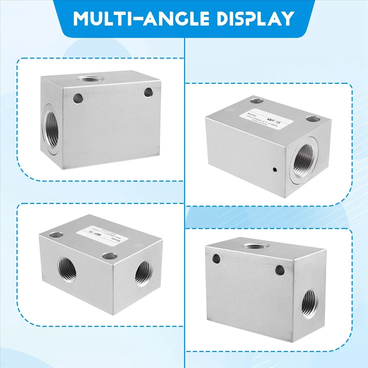 Goodprice KKP-15 Quick Exhaust Valve Cylinder Speed Boost Acceleration Pneumatic Rapid Valve