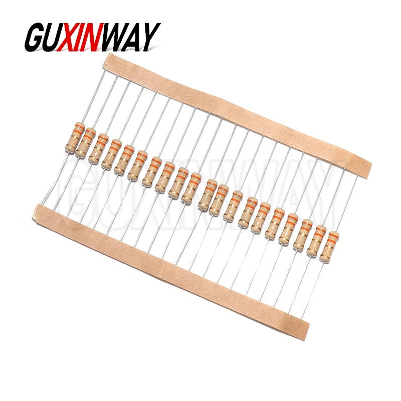 20 قطعة 1 واط الكربون فيلم المقاوم 0.1 0.12 0.22 0.27 680 750 820 910 أوم R K 5% المقاومة 1K 1.3K 3.3K 150K 180K 200K 0.1R-4.7M