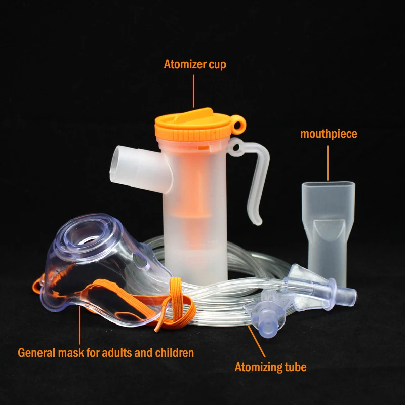 Nebulizer Compressor Inhaler Set Adult Children Health Care InhaleTank Cup Fog Volume Adjustable Soft Catheter Atomizer Mask