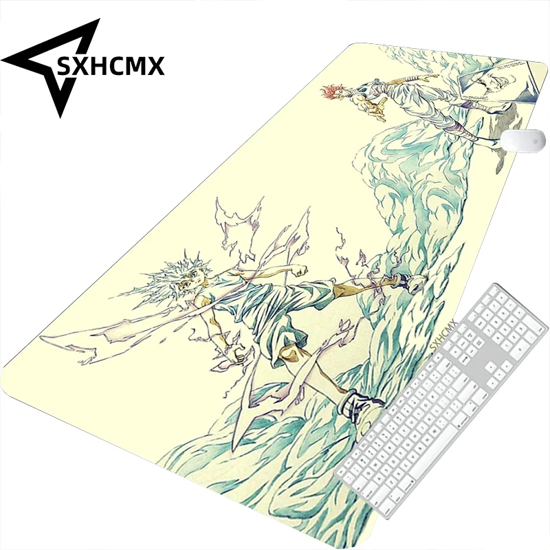 Anime Hunter x Hunter Killua Mouse Pad Gamer HD Custom Large XL Mousepad Non-slip Desk Mats Natural Rubber Soft Laptop Mouse Mat