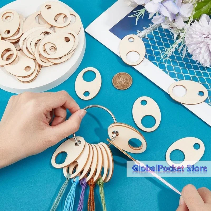 [TG823]Acrylic Floss Thread Drops Organizer Clear Bobbins Storage Solution For Cross Embroidery Yarn Handcrafts