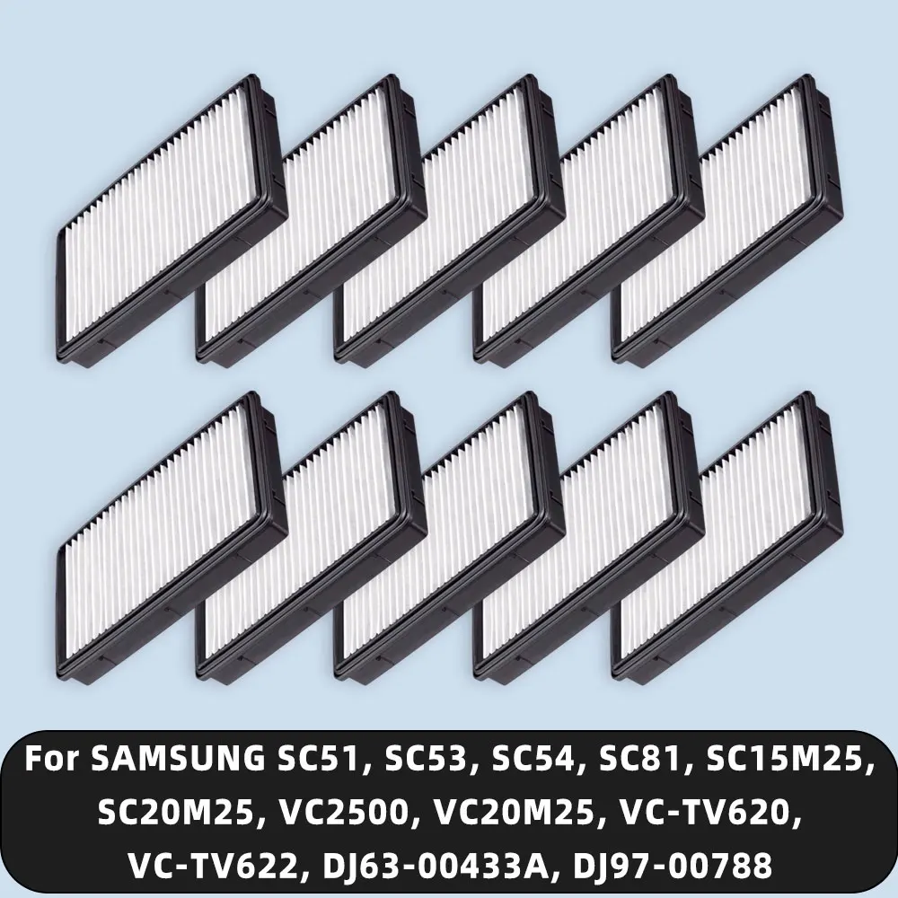 Фильтр для пылесоса, совместимый с SAMSUNG SC51, SC53, SC54, SC81, SC15M25, SC20M25, VC2500, VC20M25, VC-TV620, VC-TV622, DJ63-00433A, DJ97-00788