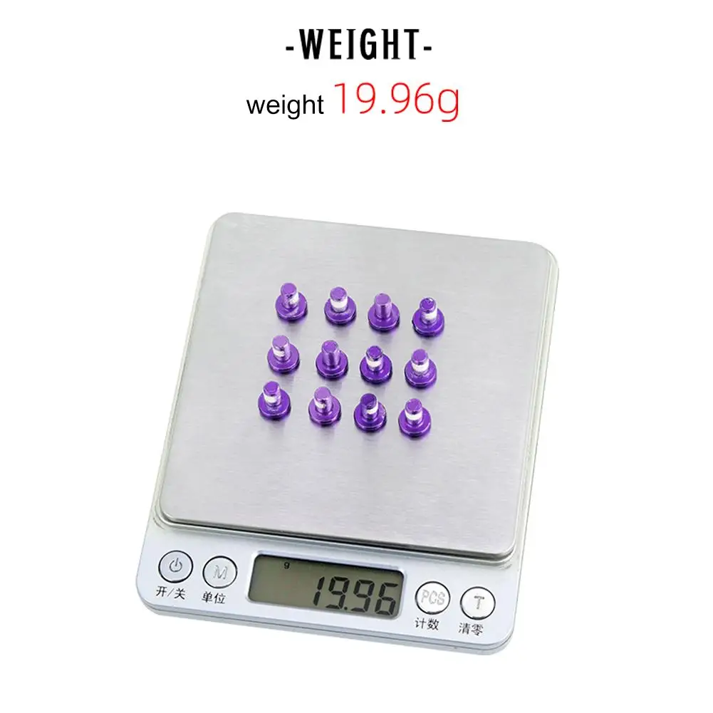 

12 болтов ротора дискового тормоза M5x10 мм, тормозные винты T25 для горного велосипеда (черные)