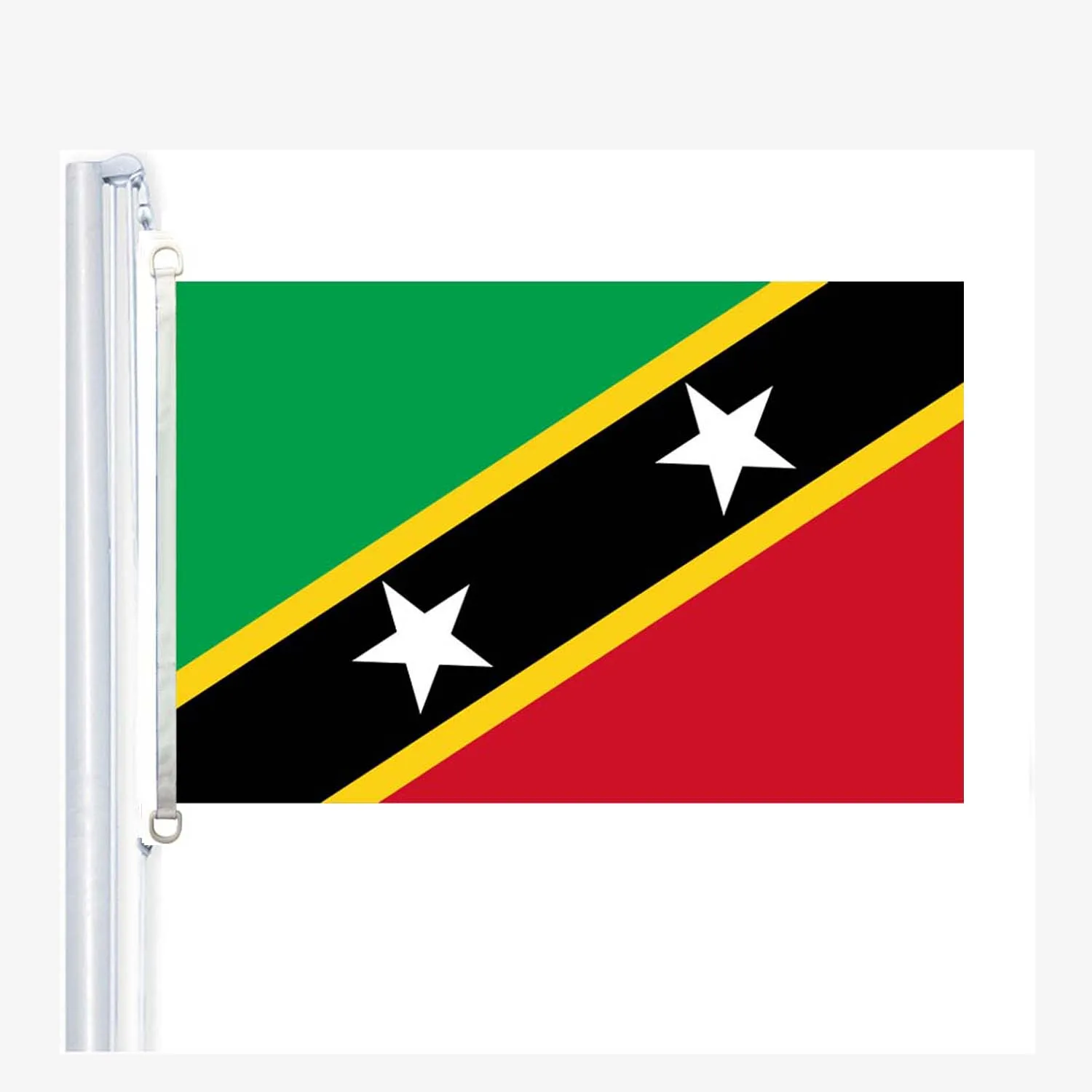 

Saint Kitts and Nevis flag,90*150CM ,100% polyester, banner,Digital Printing