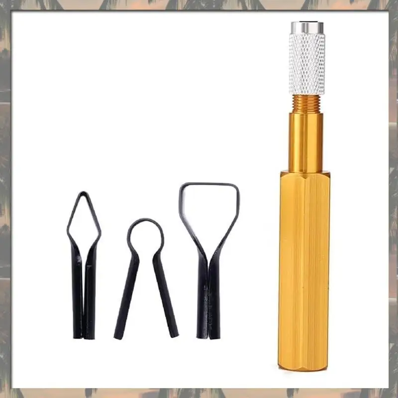 

A70U New 3-Blade Aluminum Alloy Corner Cutter Set For Smooth PVC Floor Welding, Yellow Electrode Leveling Tool