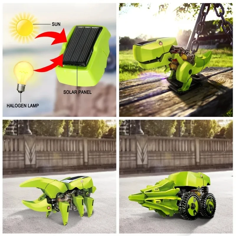 Zestaw solarnych robotów 3w1,  – Stem Solar Robot Kit For Kids recenzja i cena