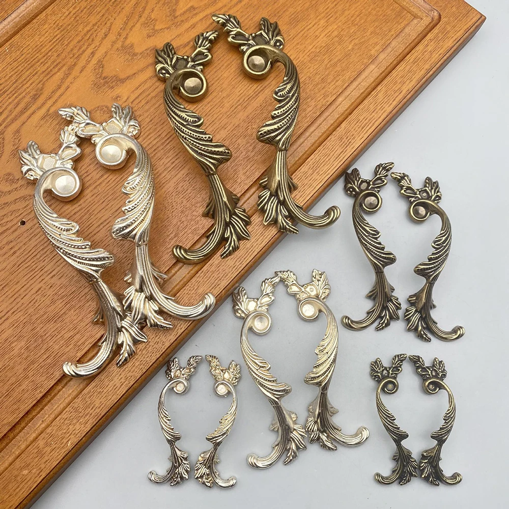 

2 шт. антикварные мебельные ручки, ручки и ручки для кухонного шкафа, дверная ручка для шкафа