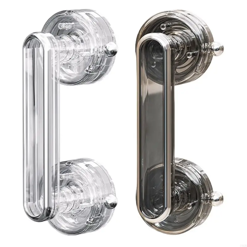 

Suction Cup Glass Door Handle Easy Installation No Drilling Required Waterproof