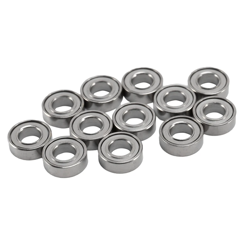 12PCS Steel Bearing 3X6X2mm for WPL C14 C24 C34 C44 MN D90 MN-90 MN99S RC Car Spare Parts Upgrade Accessories