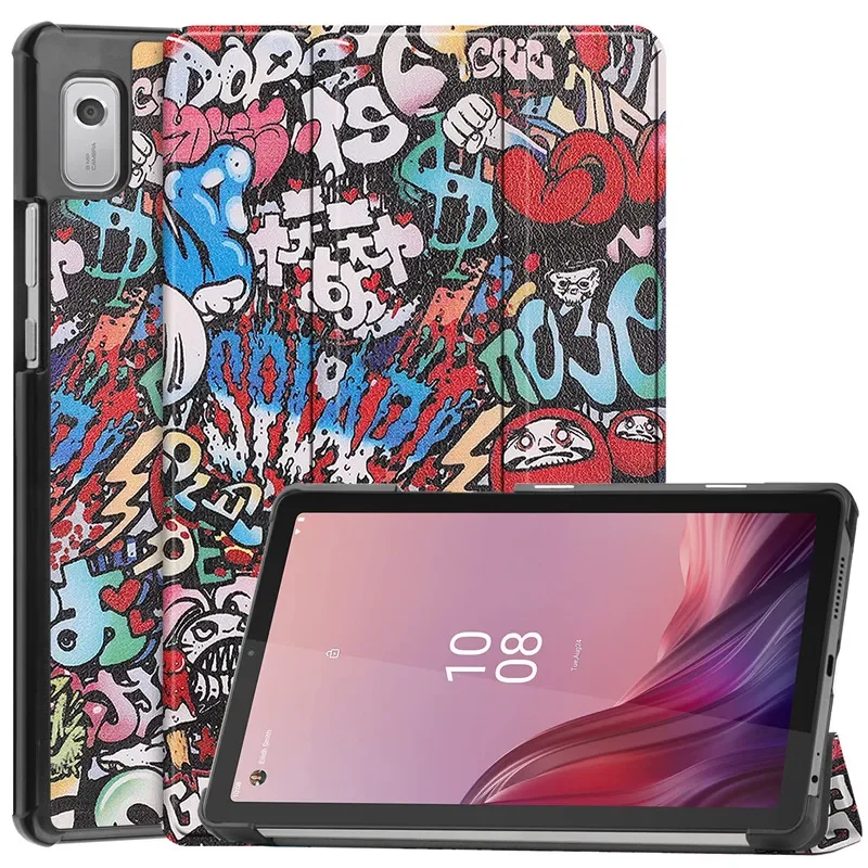 Smart Case For Lenovo Tab M9 TB-310FU 9 inch 2023 Tri-Folding