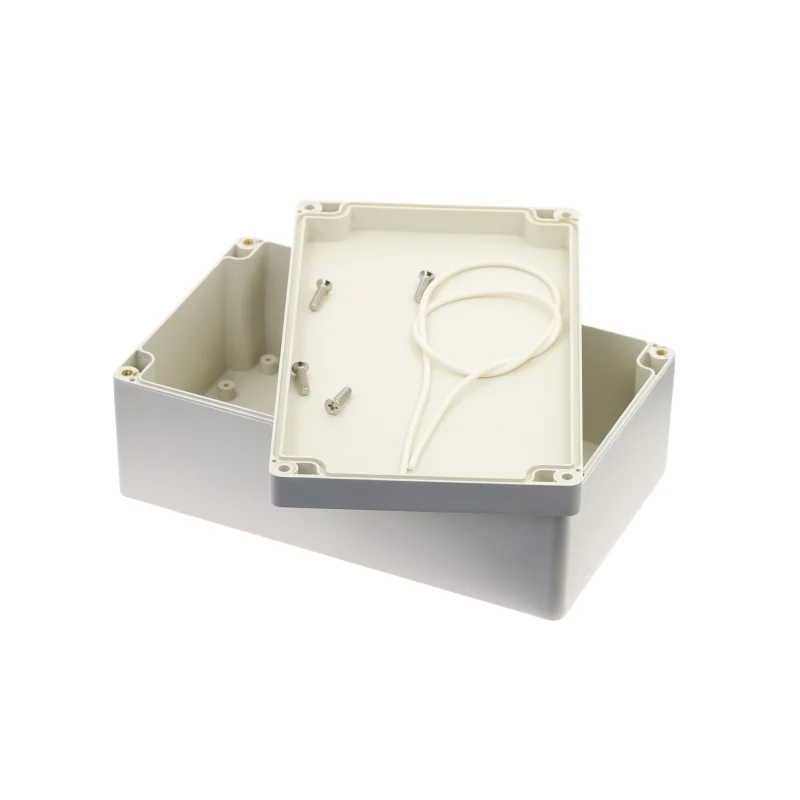 Carcasa de plástico de 200x120x75mm, carcasa de fuente de alimentación de seguridad, carcasa de instrumento electrónico, cableado al aire libre, Caja impermeable, 1 piezas