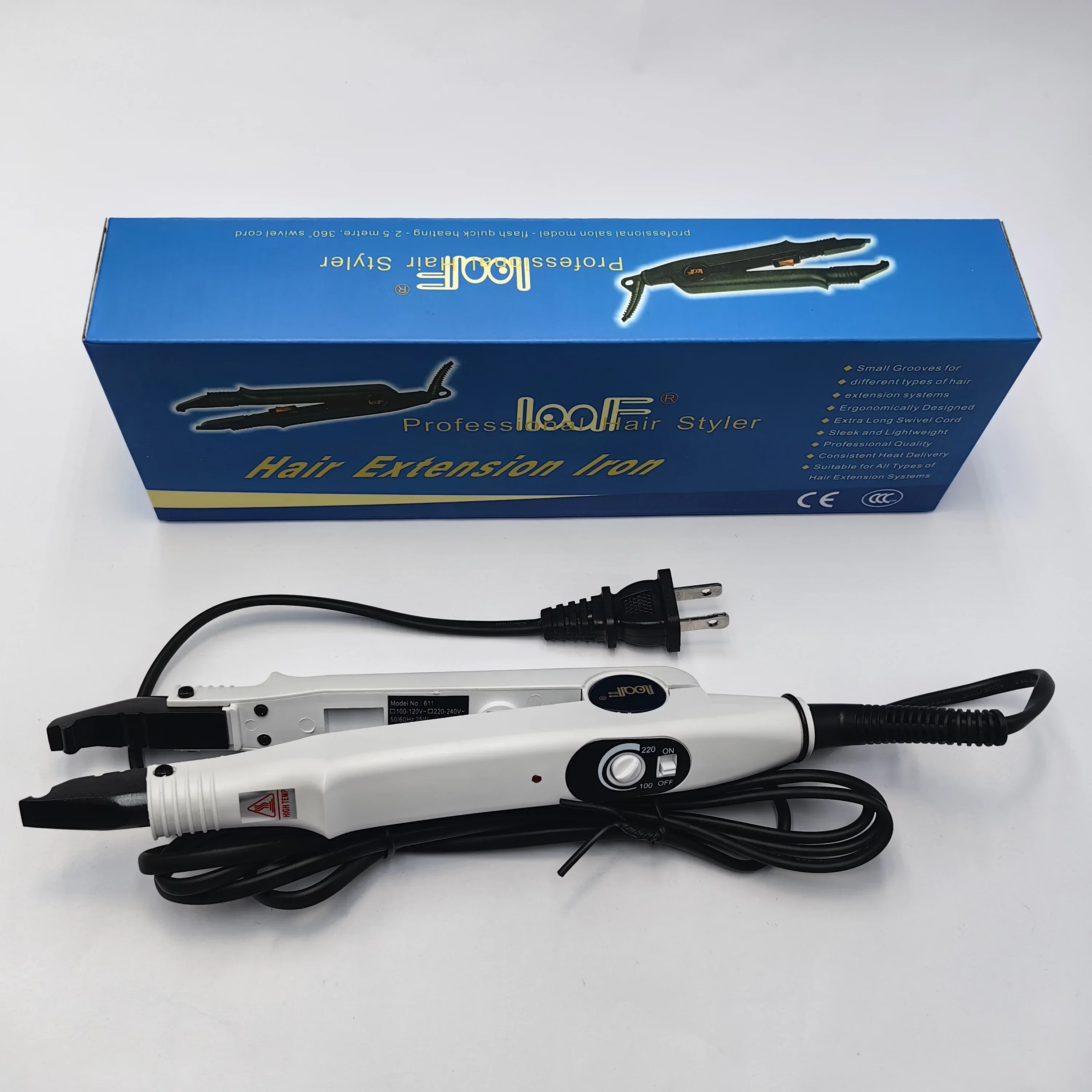 

Professional New Adjustable Temperature 220℃ Smart Mini Heating Tip Hair Extension Plier Iron, Fusion Keratin Bonding Tools
