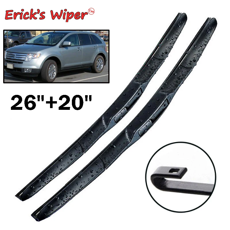 Erick's Wiper Front Wiper Blades For Ford Edge Mk 1 2007 - 2014 Windshield Windscreen Clean Window Car Rain Brushes 26