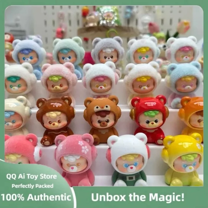 Echte Diudiu Baby Be Your Bb Bears Series Mini Blind Box Kawaii Speelgoed Figuur Verrassing Mystery Box Poppen Brithday Gift
