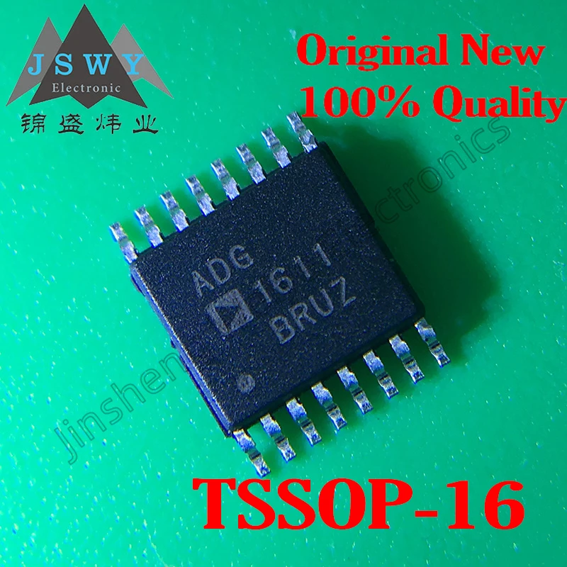 5PCS ADG1611BRUZ ADG1611 ADG5412BRUZ ADG5412 ADG713BRUZ ADG713 SMD TSSOP16 Analog Switch Chip New Free Shipping