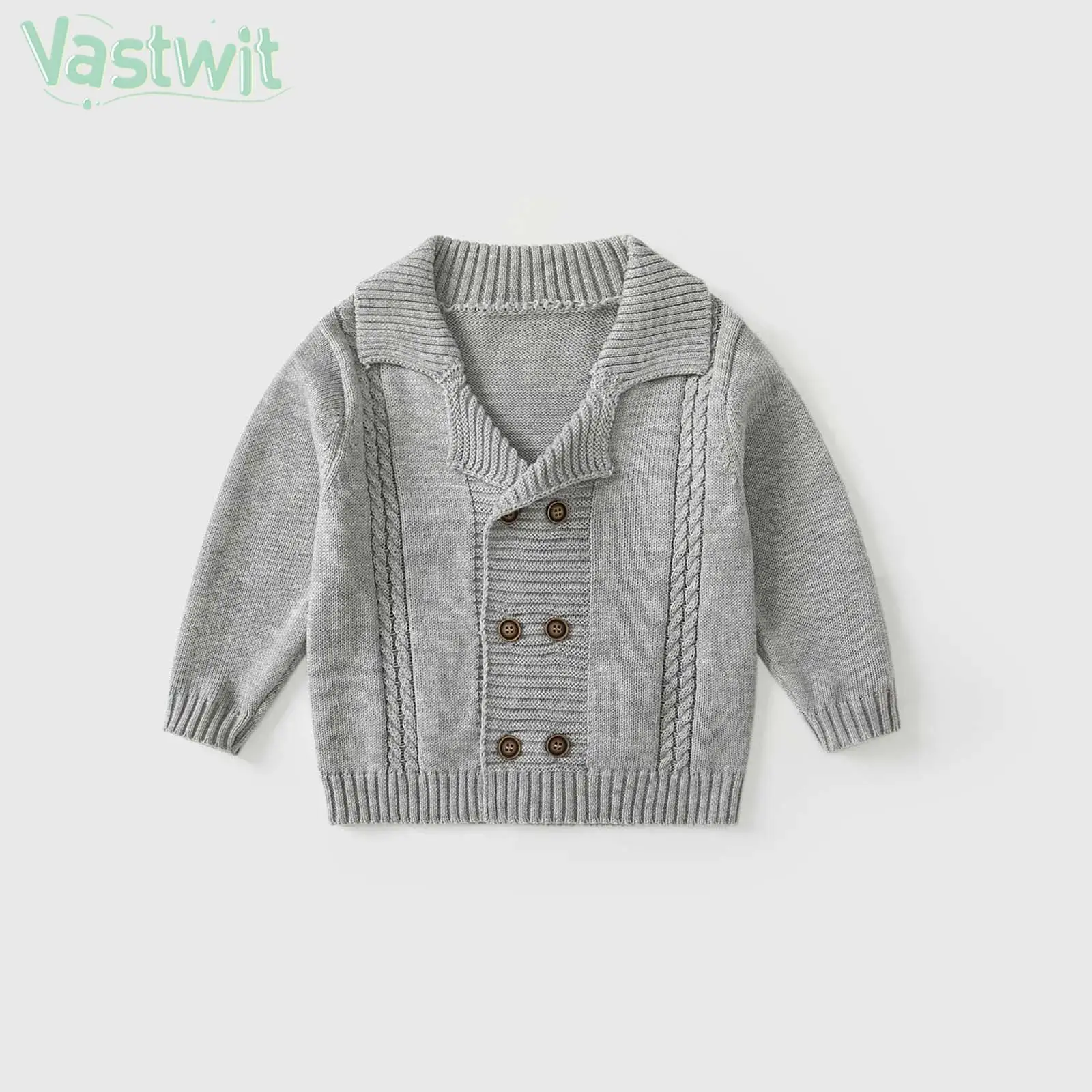 

Детский свитер для мальчиков, трикотаж, кардиган, пальто, мягкая вязаная куртка с длинными рукавами и лацканами, верхняя одежда, весенне-осенний модный повседневный костюм