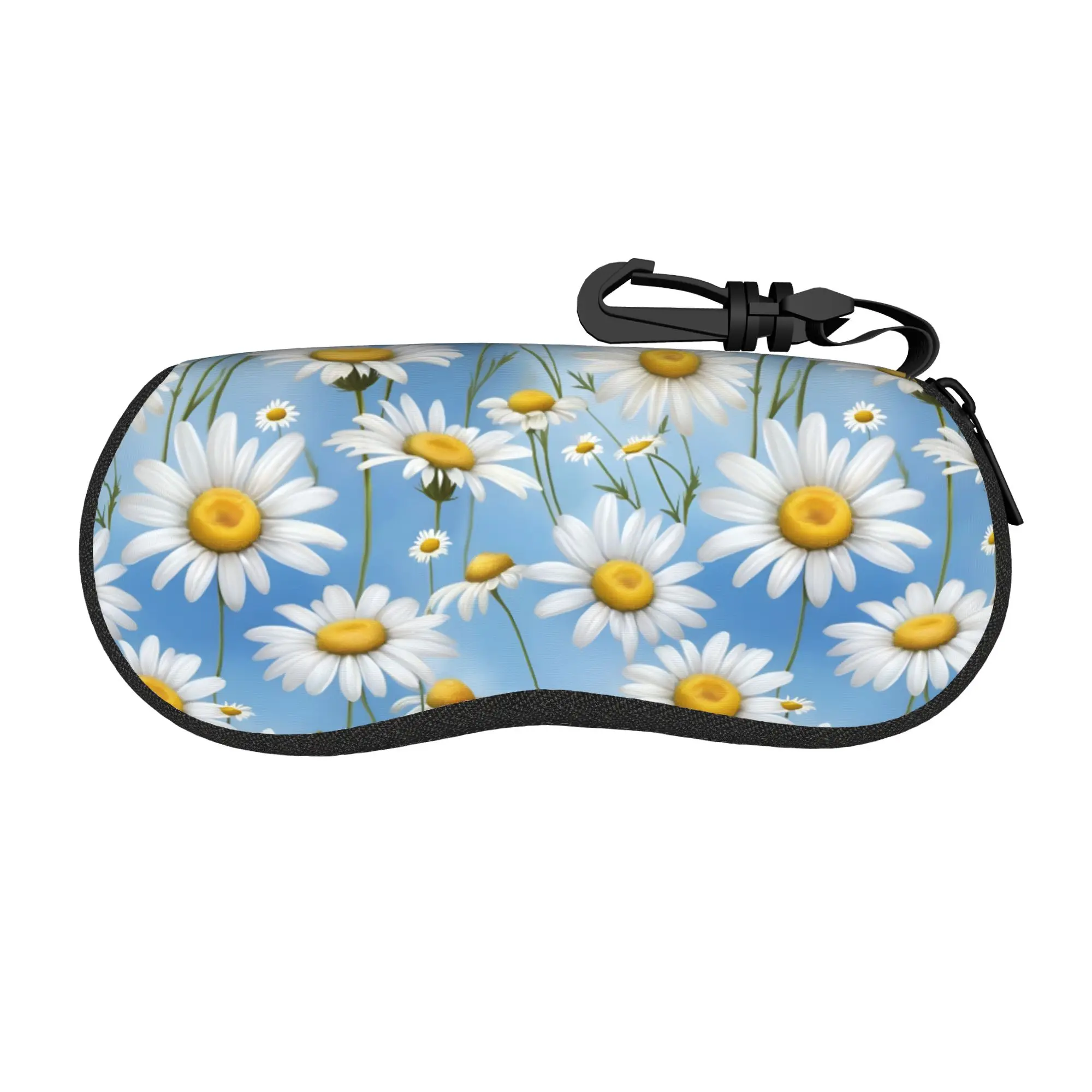 Daisy flower Merchandise Glasses Case for Women Men Travel Accessories  Sunglasses Protector Protector Sunglasses Box