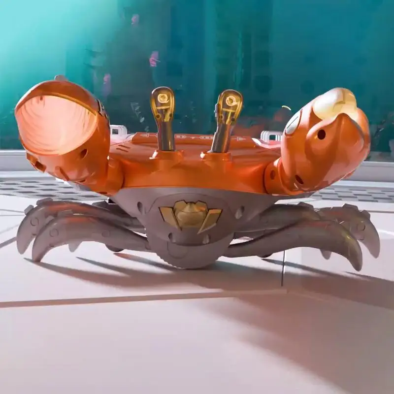 Crawling Kid Toy Educational Moving Dancing Crawl Crab Toy Learning And Educational Crawl Toys With Music LED Light For Kids