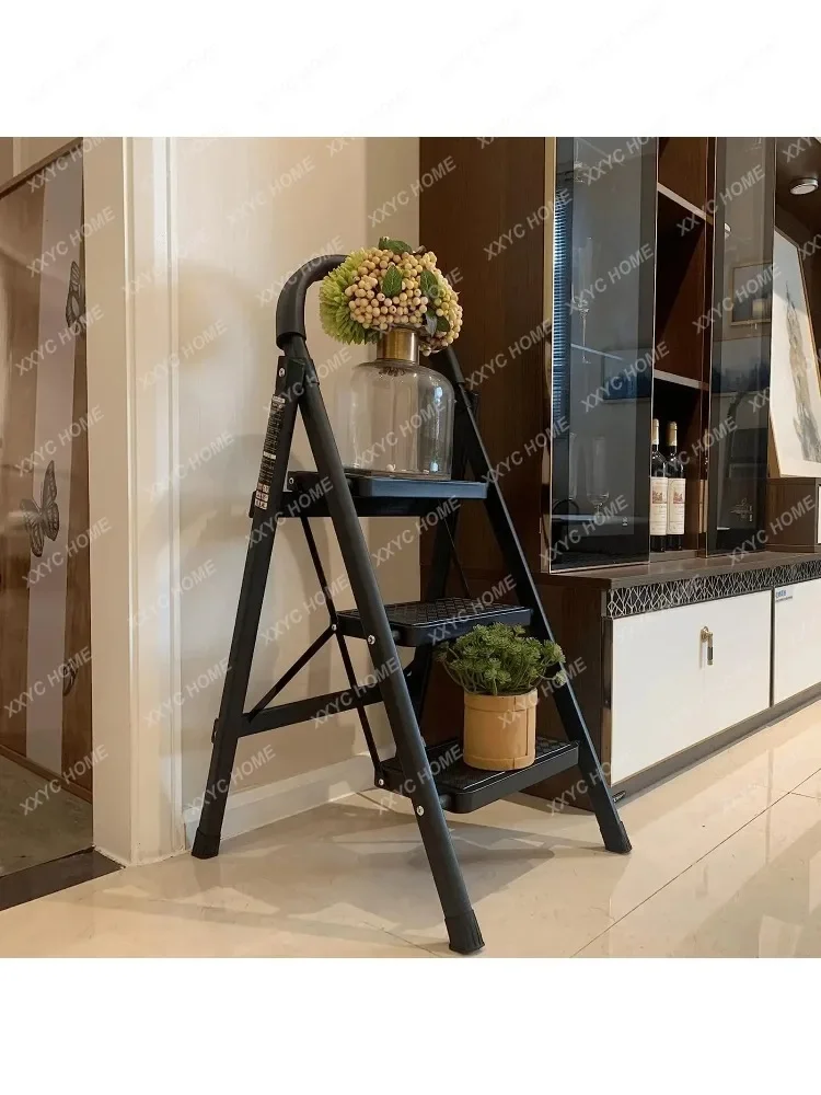 Household Ladder Light Weight Folding Ladder foldable Ladders Steel Herringbone 3/4 Step Ladder Stair Stool