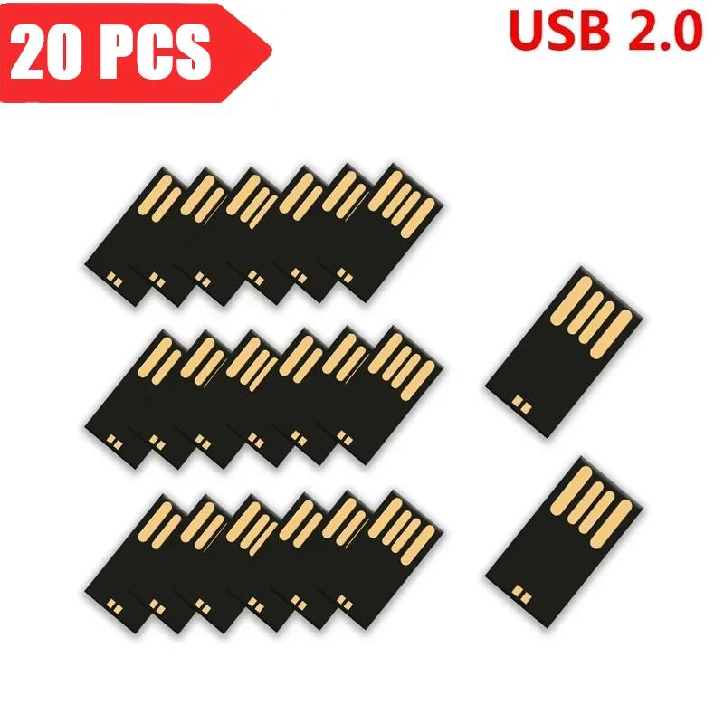 Factory Wholesale Chip Long  USB 2.0 4GB 8GB 16GB 32GB 64GB U Disk Chip Pen Drive Usb Flash Drives Semi-finished Memory Stick