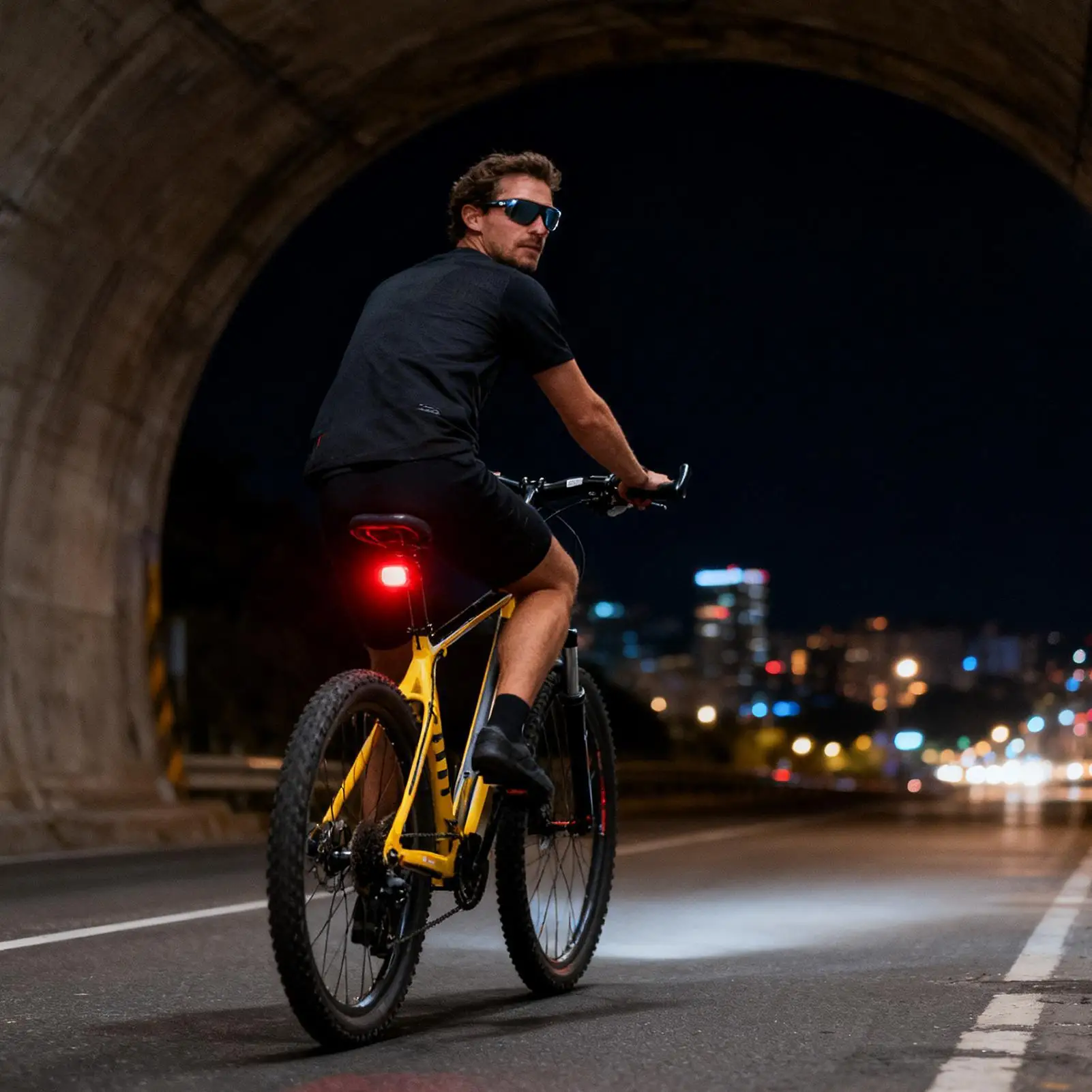 Задний фонарь для велосипеда, быстросъемный яркий фонарик на батарейках, светодиодный велосипедный фонарь для бездорожья, безопасности для детей, взрослых, мужчин, женщин