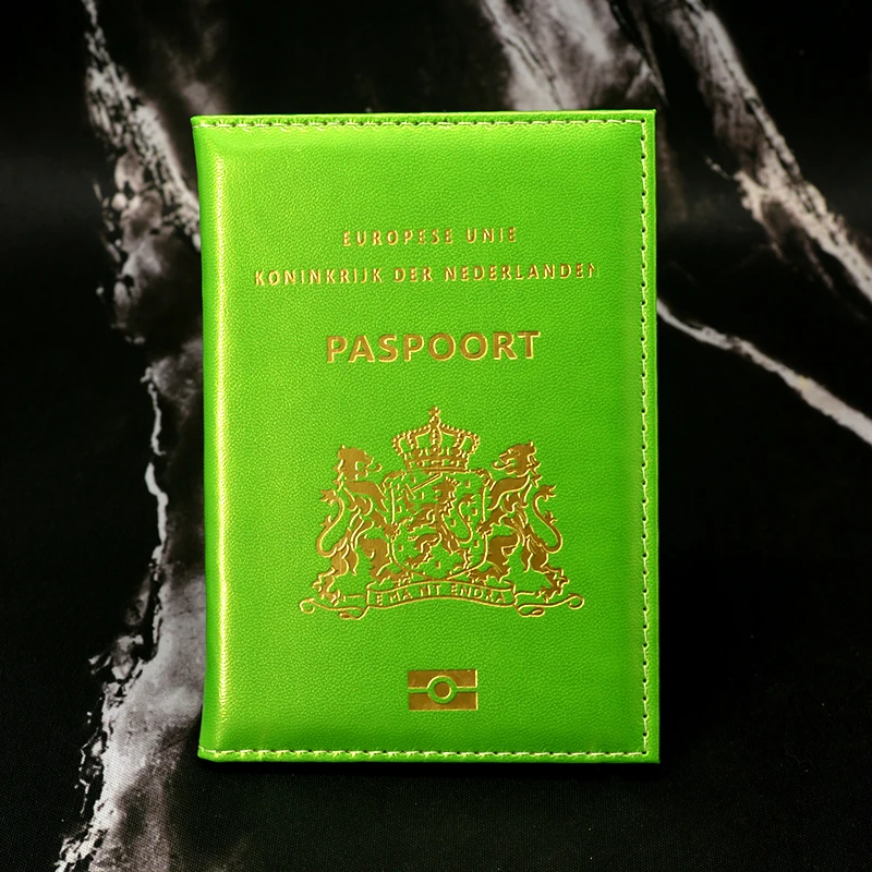 Linda funda de pasaporte holandés, funda de viaje para documentos, pasaporte holandés, Paspoorthoesj