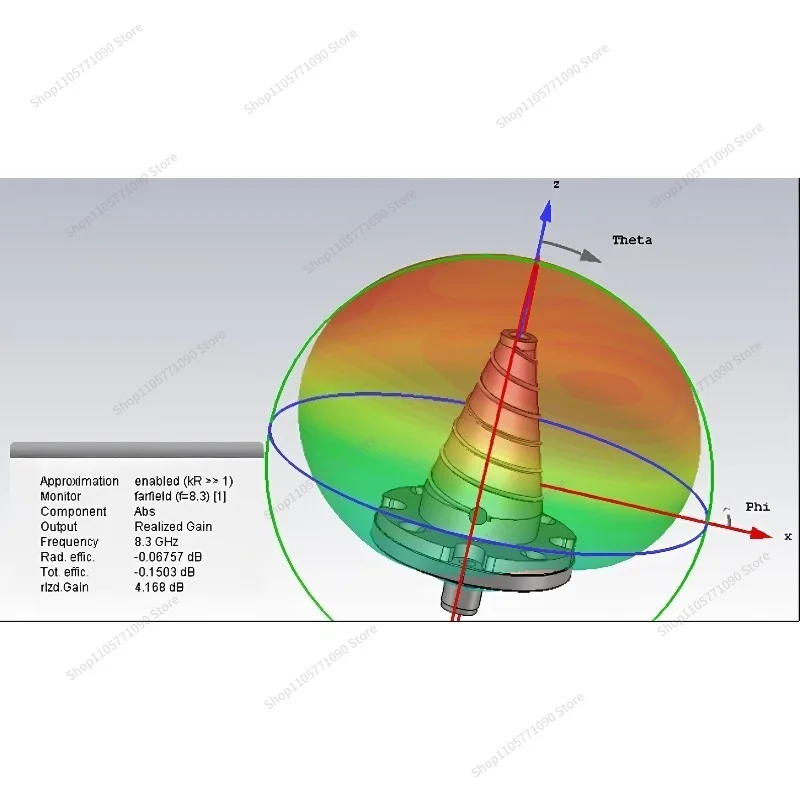 For Conical Helical Antenna X-band Conical Helical Antenna