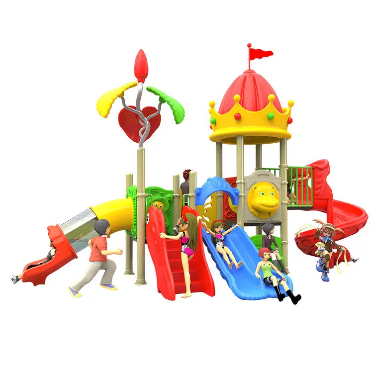 Design Durable Kindergarten Transparent Playground Slide Outdoor Playground Equipment for Children Kids Playground
