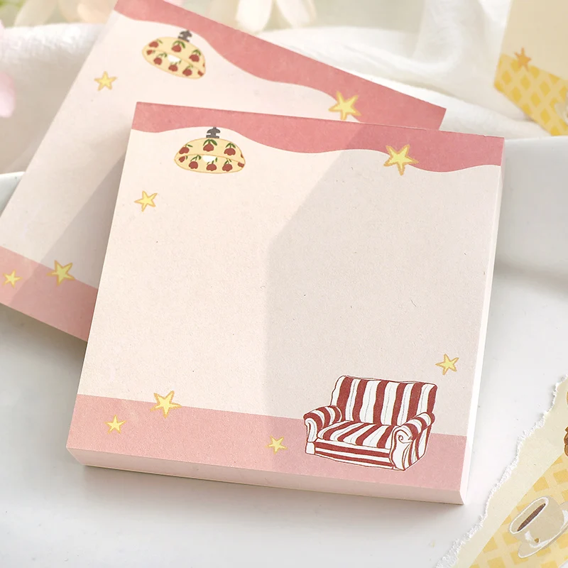 

100 листов Kawaii Ins, тема послеобеденного досуга, студенческое сообщение, заметка, сделай сам, ручная работа, материал для скрапбукинга, эстетика, крафт-бумага