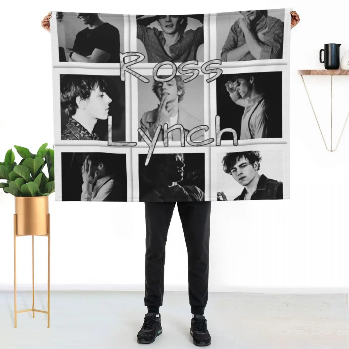 

Ross Lynch Throw Blanket Plush Fuzzy Cozy Blanket for Couch Sofa