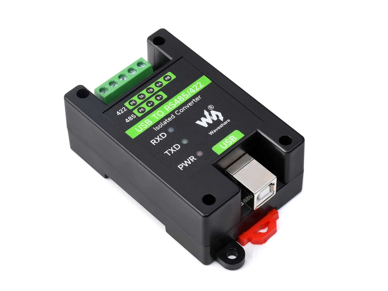 

USB to RS485/422 Industrial Grade Isolated Converter, Onboard Original FT232RL and SP485EEN, Multiple Protection