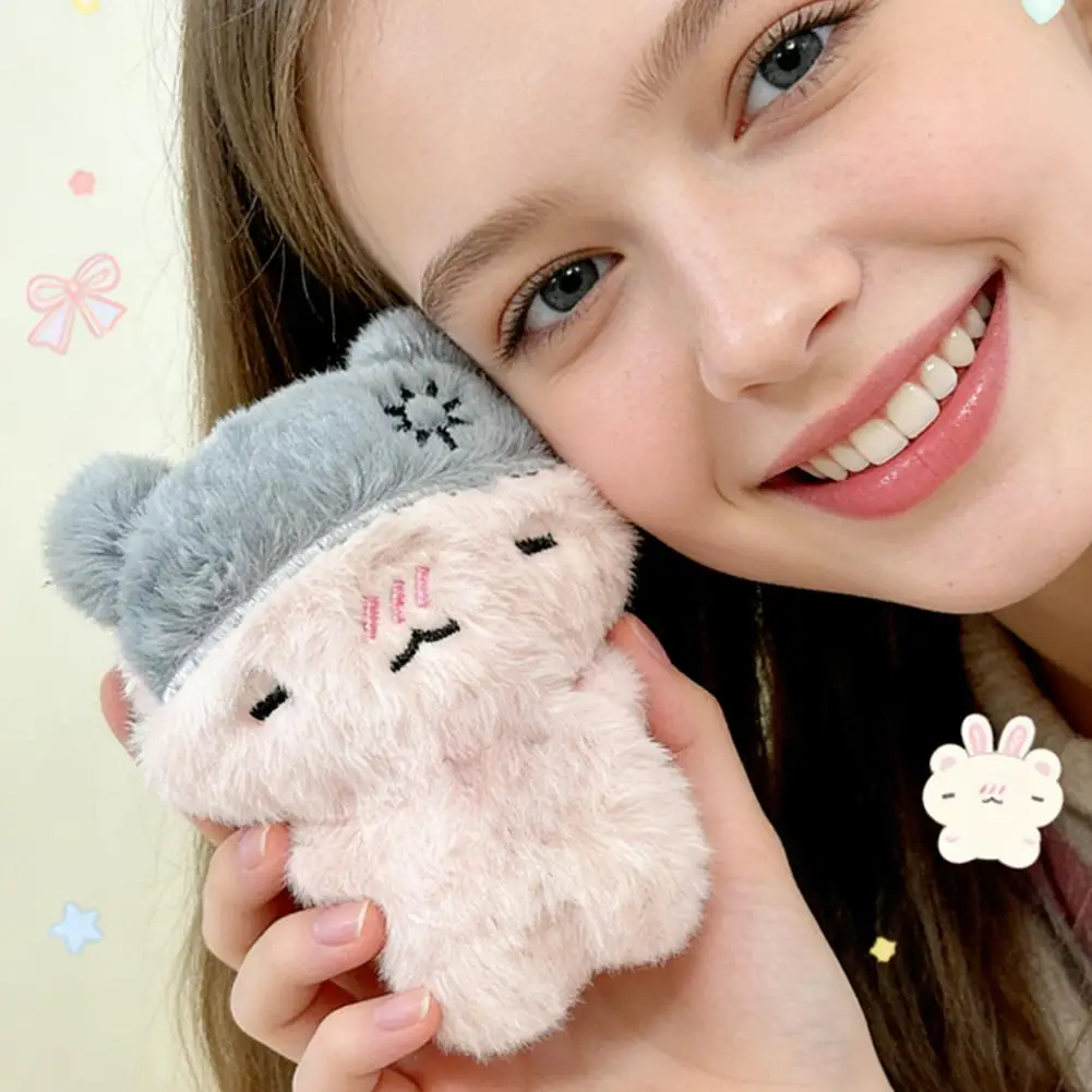Cute Black Cat Plush Toy Keychain Bag Pendant Kawaii Black Cat Doll Backpack Decoration Car Key Accessories Gifts