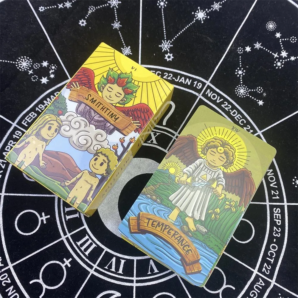 

Smithtiny tarot карты; Настольные игры для гадания, для личного использования, колода tarot full, английская версия