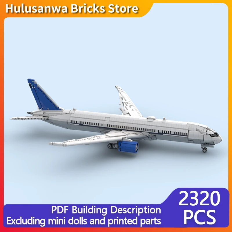 

Модель пассажирского самолета 787-9, конструктор MOC, военная техника, модульные технологичные подарки, набор для сборки, детские игрушки, праздничный подарок