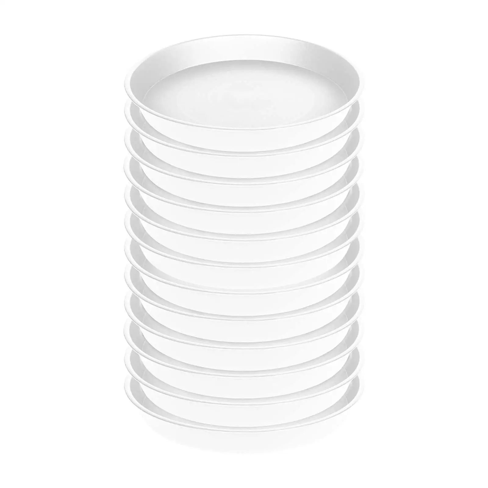 Flower Pot Tray Plastic Plant Saucer Heavy Duty Water Collector for Indoor Outdoor Planter Pots Garden