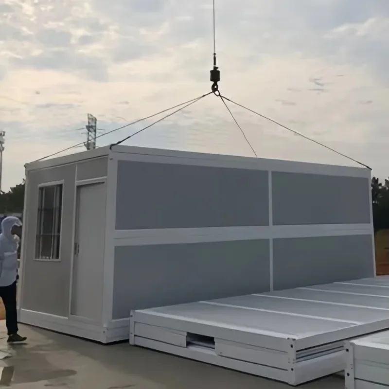 Waterproof prefab Foldable house container small house prefab tiny Dorm Townhouse temporary residence