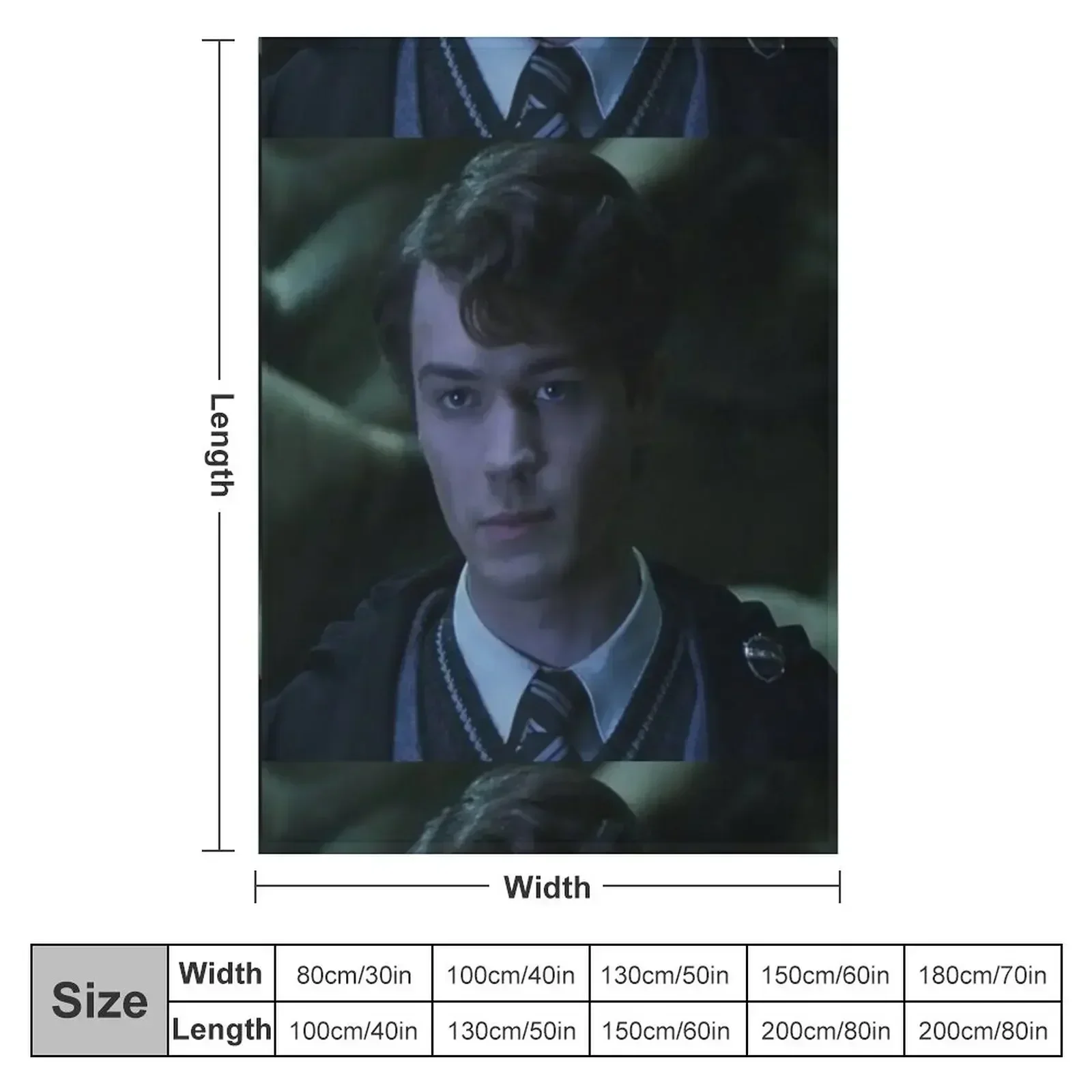 Tom riddle Throw Blanket Loose Blankets For Sofas Flannel Fabric Kid'S Blankets