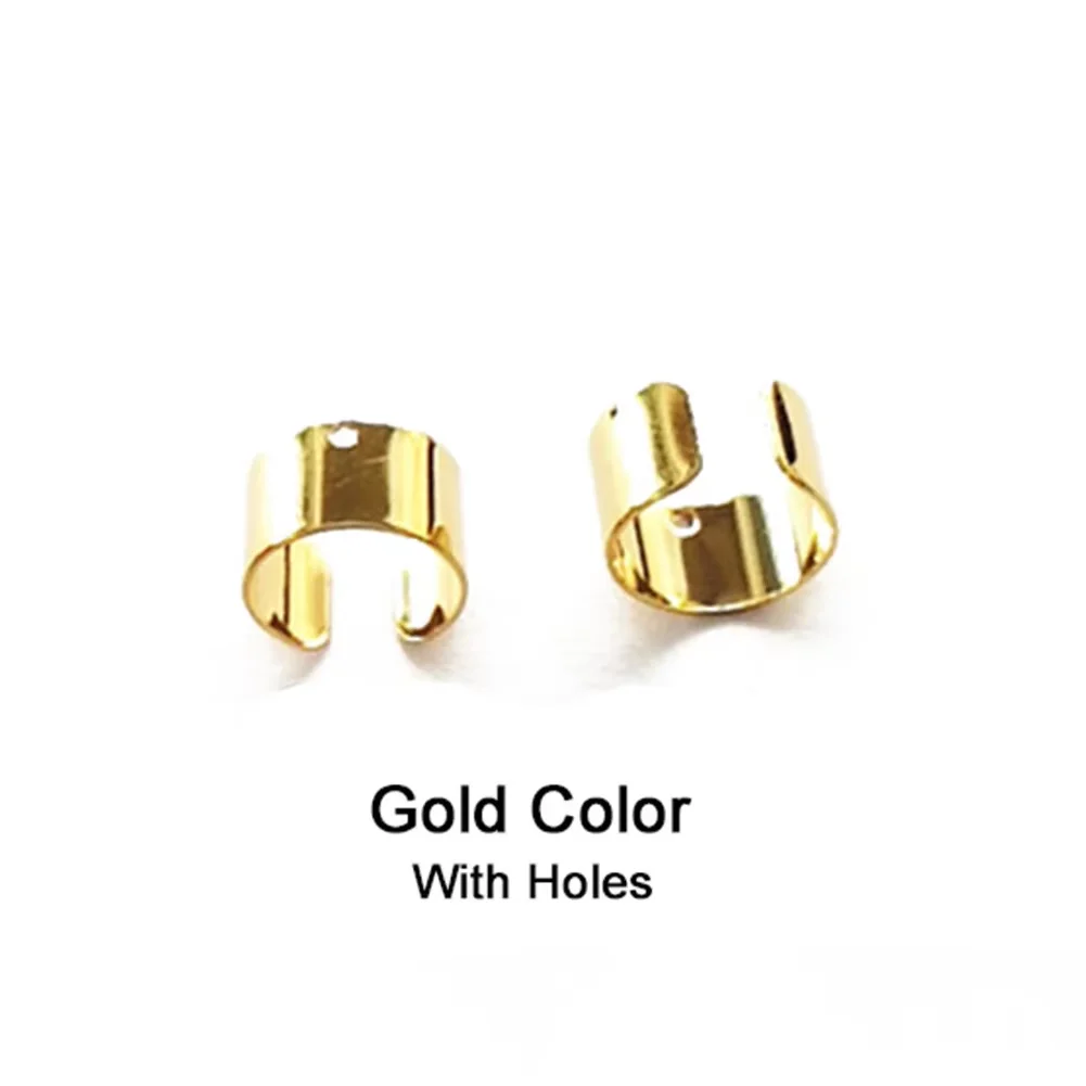20PCS/lot Wholesale Stainless Steel U Shape Blank Earrings Findings for DIY Jewelry Making Ear Clip Earring Accessories