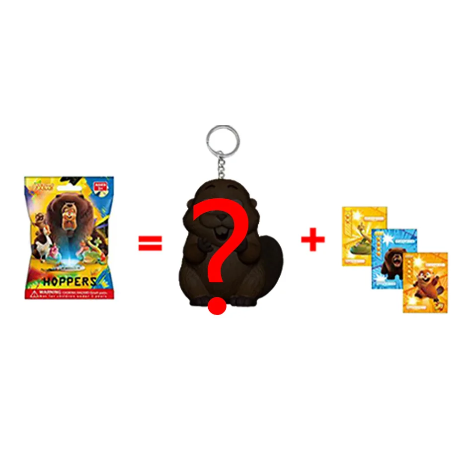 Nuovo Anime Beaver Transformation Project Hoppers Blind Box Action Figure Portachiavi Ciondolo Borsa Modello Bambola Giocattolo Regalo per Bambini