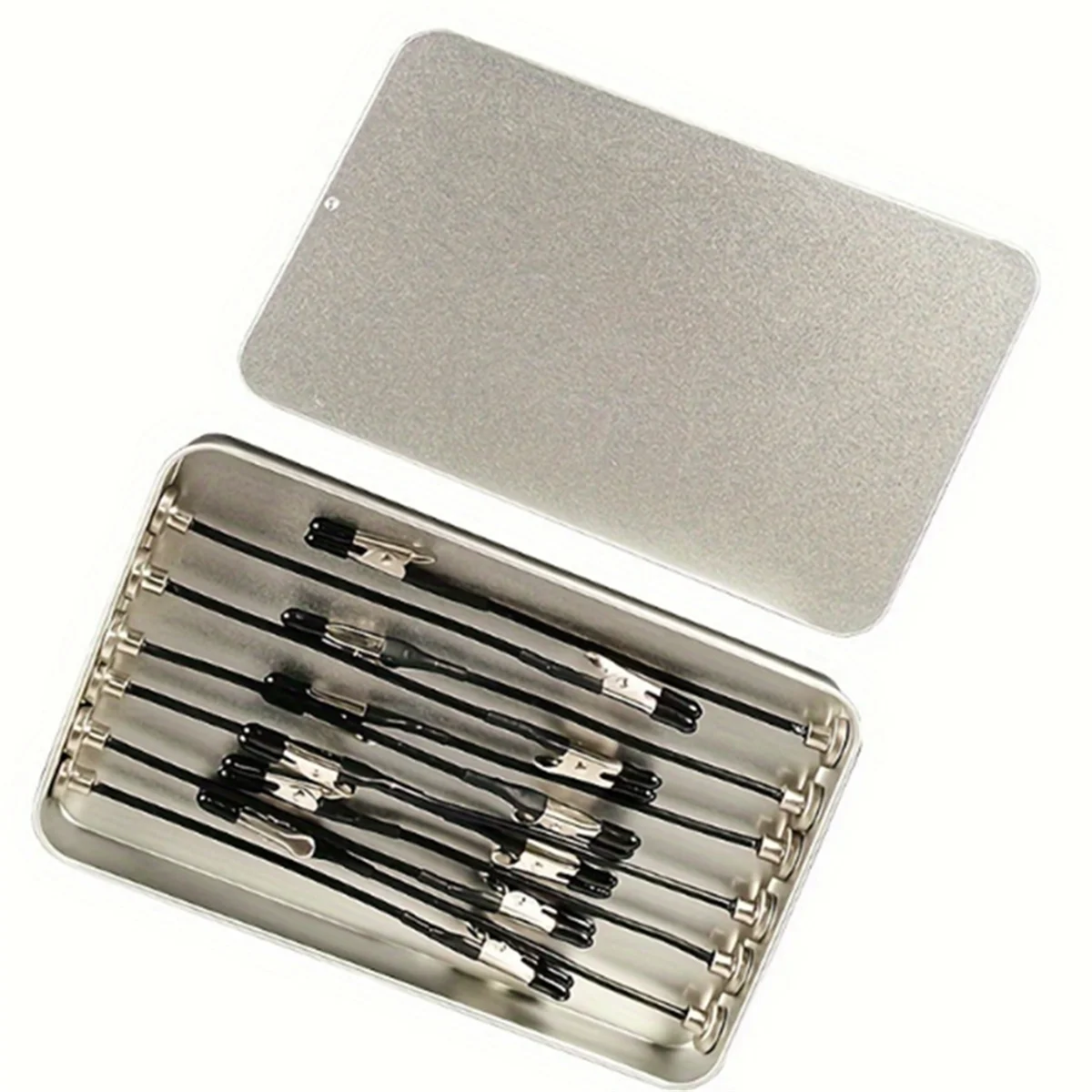 N18R 12pcs Model Painting Stand Base Holder Magnetic Bendable Alligator Clip Sticks Set Modeling Tools for Airbrush