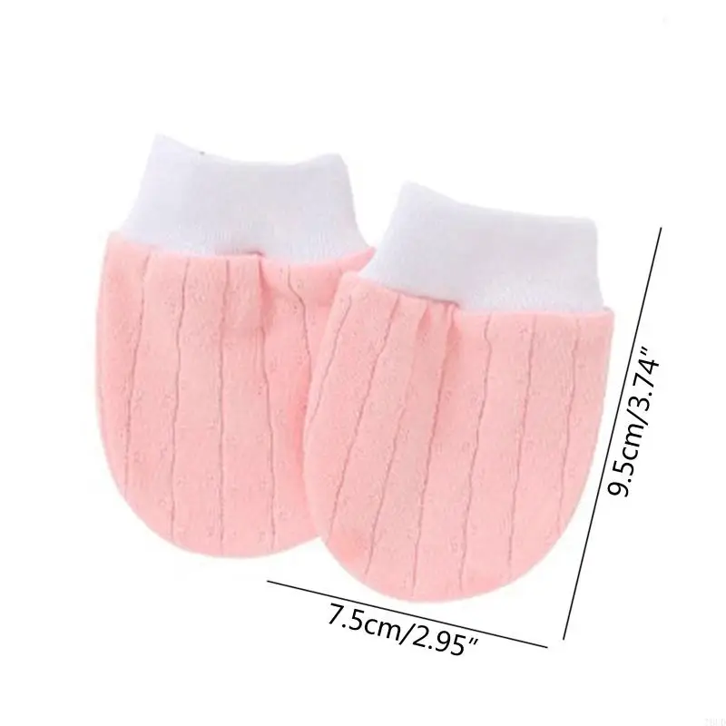 T8UD Newborn Anti-eat Hand Glove Baby Anti-Grab Face Protect Glove Baby Mitten