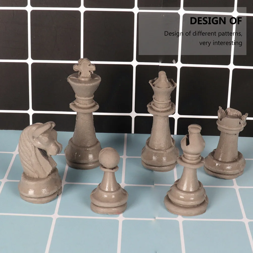

12 Pcs Chess Cake Mockup Board Mold Fondant Molds Silicone Baking Chocolate Stick Mould