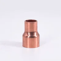6.35 8 10 12.7 15 16 19 25 28 32mm Pure Copper End Feed Solder Reducer Plumbing Pipe Fitting Connector Coupler Air Conditioner 4