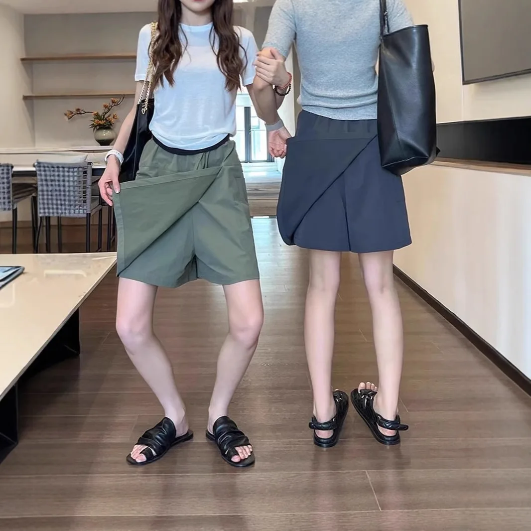 

2025 Summer Thin High Waist Skinny Casual Shorts