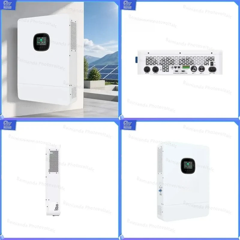 8kW Solar Wind Hybrid Inverter Off Grid PV System Balcony Power Generator Low Failure Rate Home Energy Storage Backup Supply