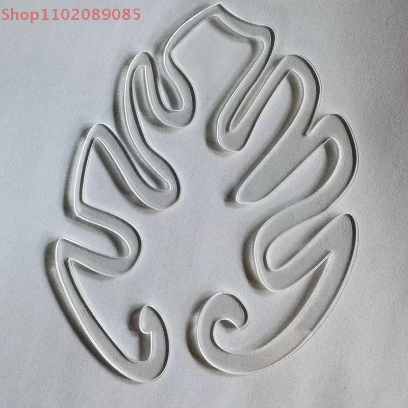 Clear Monstera Plant Stem Support; Reusable and Durable Potted Plant Stand