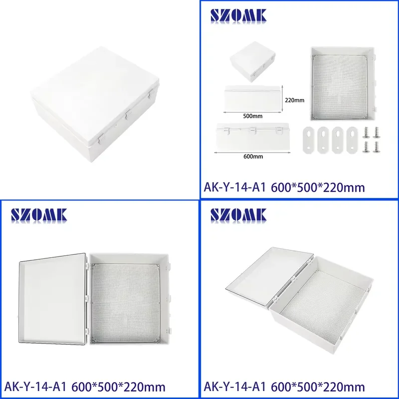 Industrial Junction Box for Wall Mounting IP67 Weatherproof Storage